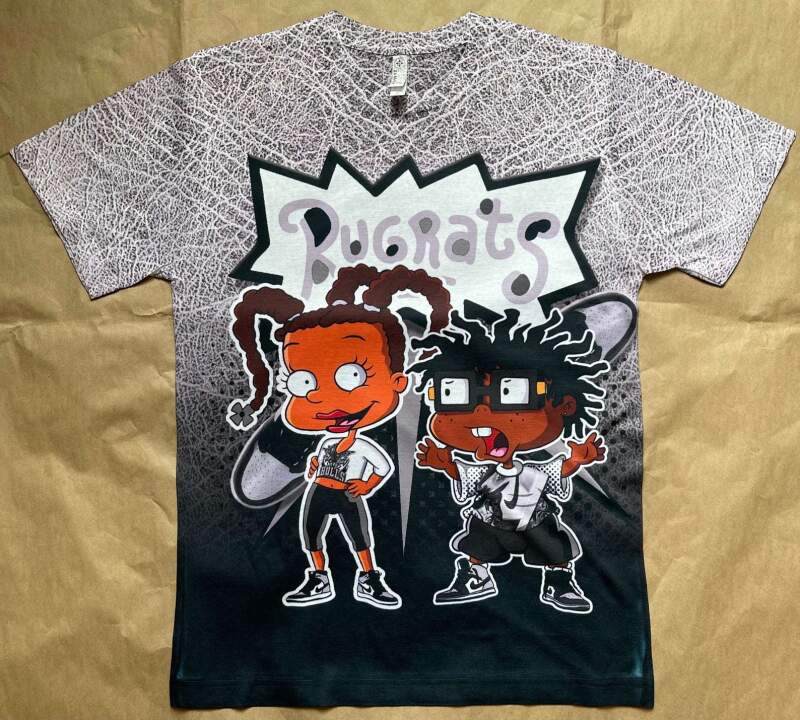 Susie & Chuckie Shirt Jordan Rugrats Characters Custom 3D All Over Print T-Shirt