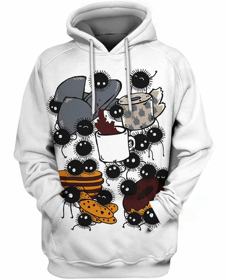 Susuwatari Hoodie 3D