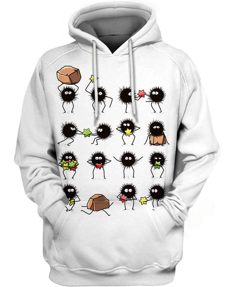 Susuwatari Family Hoodie 3D
