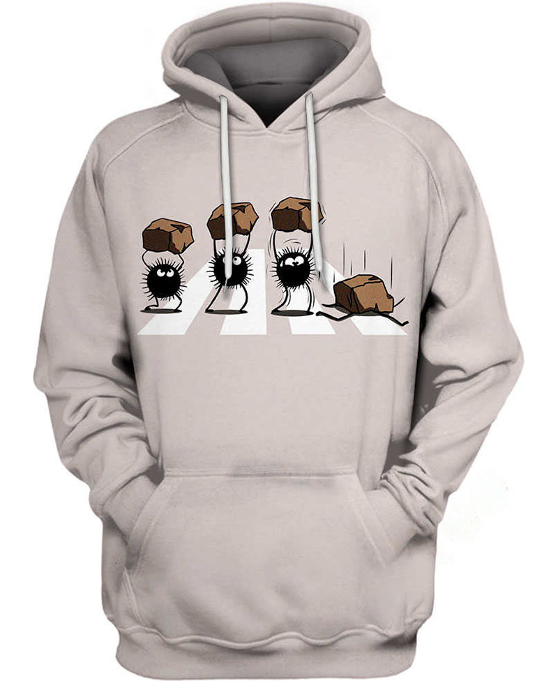 Susuwatari On The Way Hoodie 3D