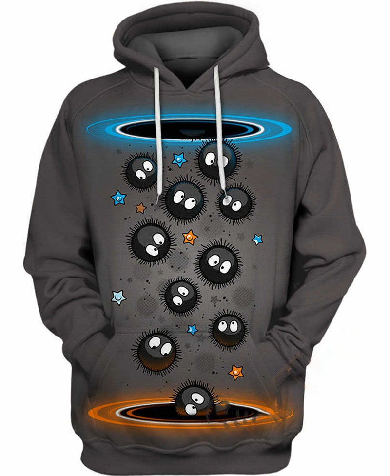 Susuwatari Portal Sprites Hoodie 3D