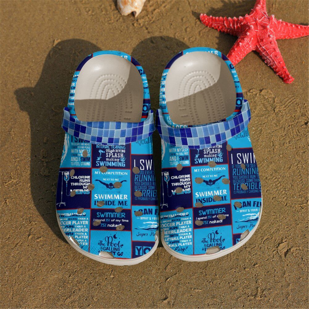 Swimming Pool Is Calling Crocs Clog Shoes