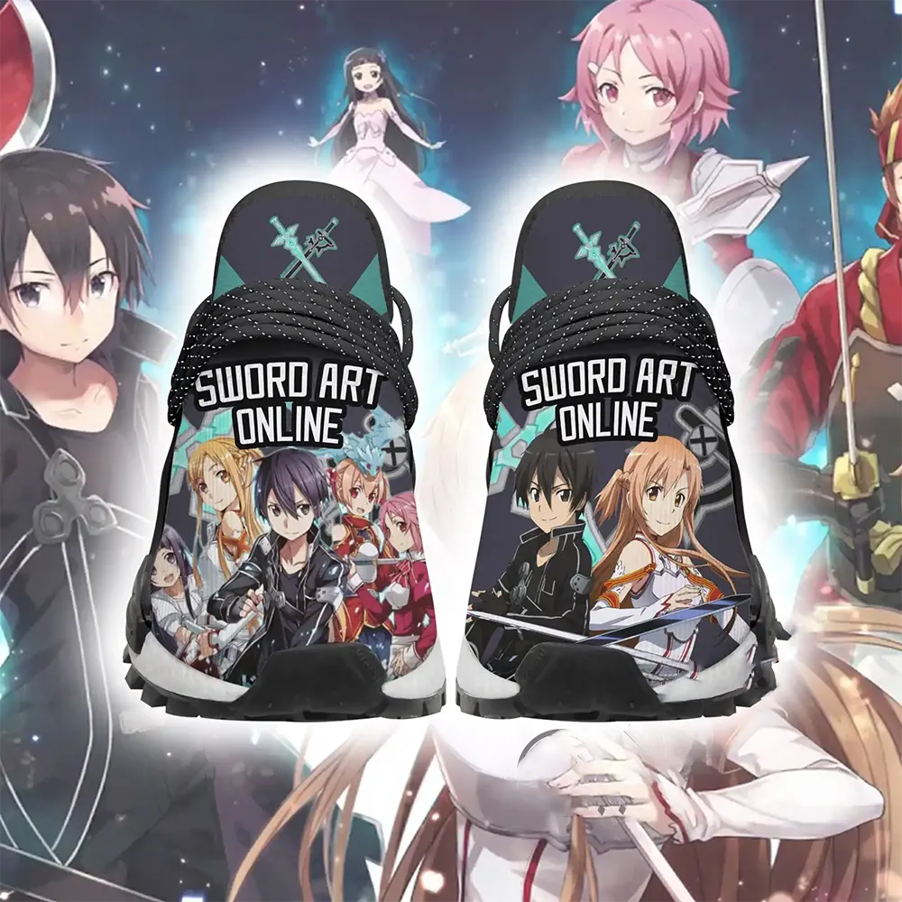 Sword Art Online Characters Custom Sao Anime Amazon NMD Human Shoes