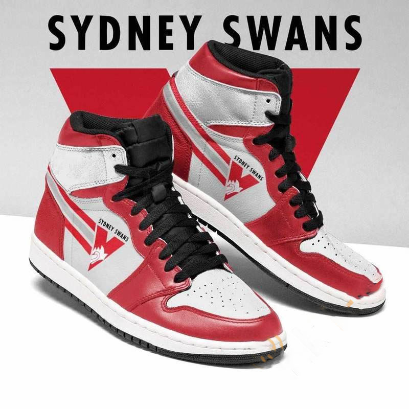 Sydney Swans Afl Custom Air Jordan Shoes