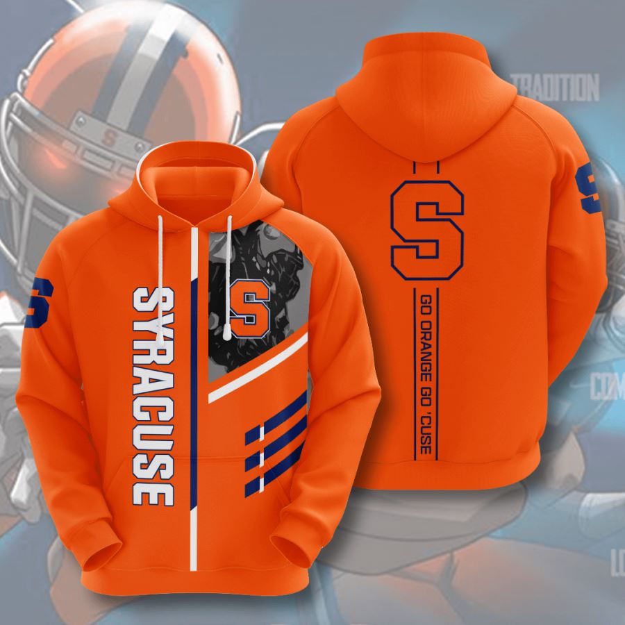 Syracuse Orange Custom Hoodie 3D
