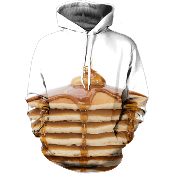 Syrup Pancakes Funny Foods Hoodie 3D