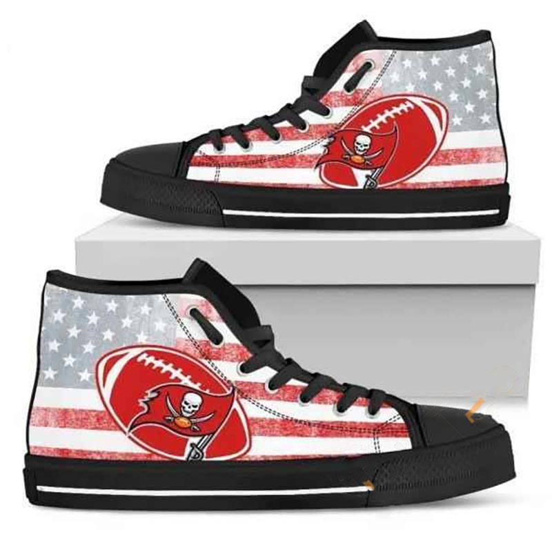 Tampa Bay Buccaneers Nfl Football High Top Shoes