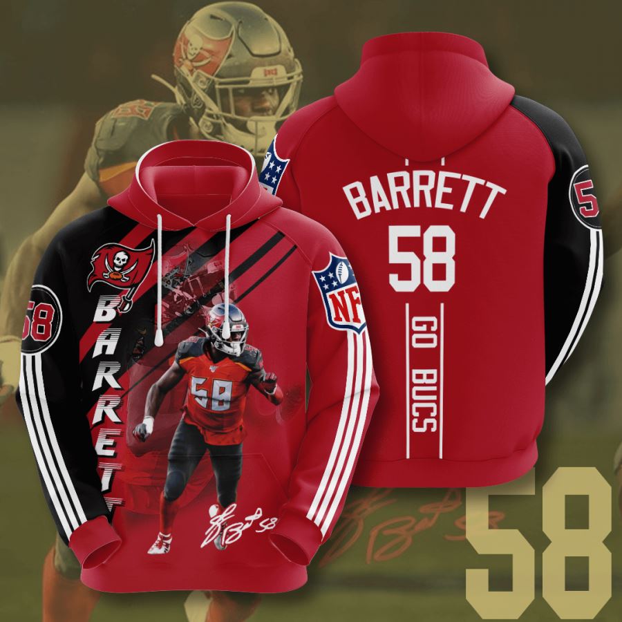 Tampa Bay Buccaneers Custom Hoodie 3D