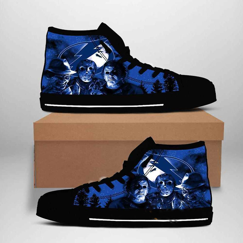 Tampa Bay Lightning Nhl Hockey High Top Shoes