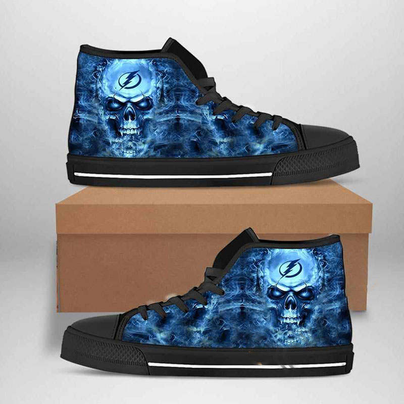 Tampa Bay Lightning Nhl Hockey High Top Shoes