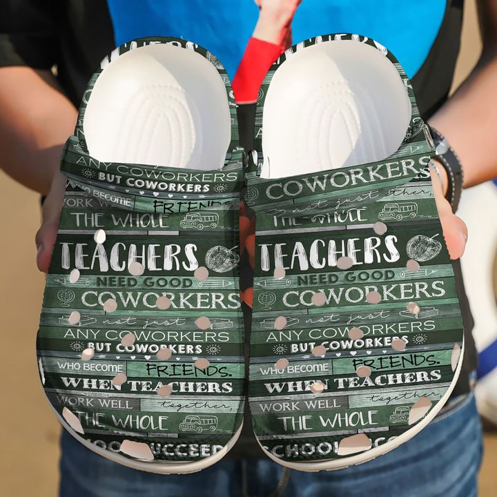 Teacher Good Coworkers Crocs Clog Shoes