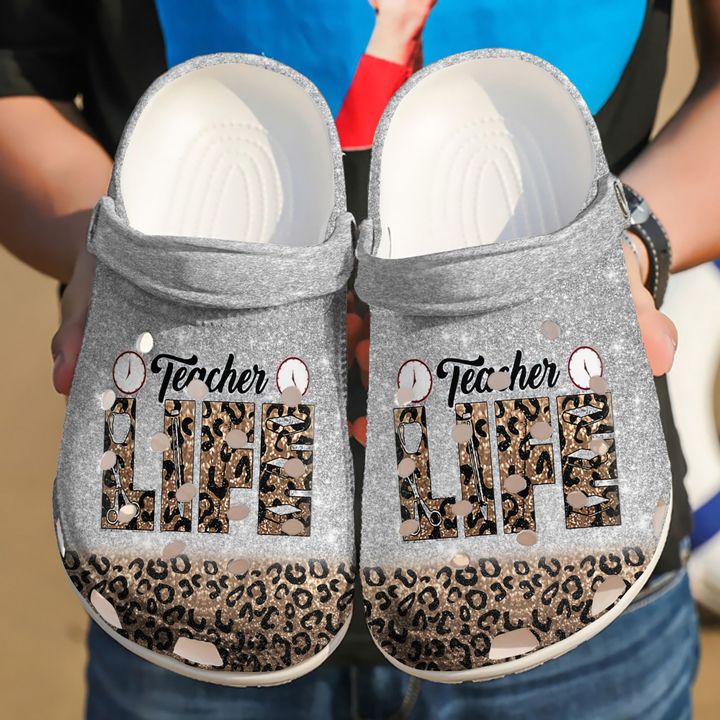 Teacher Life Crocs Clog Shoes