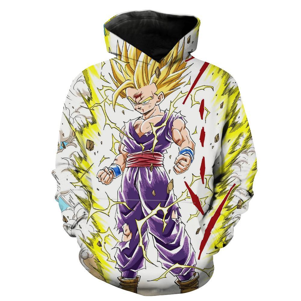 Teen Super Saiyan Gohan Hoodie 3D