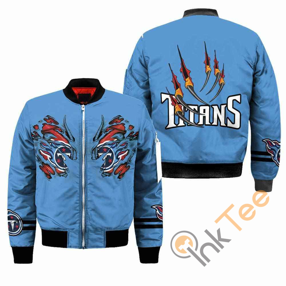 Tennessee Titans NFL Claws Apparel Best Christmas Gift For Fans Bomber Jacket