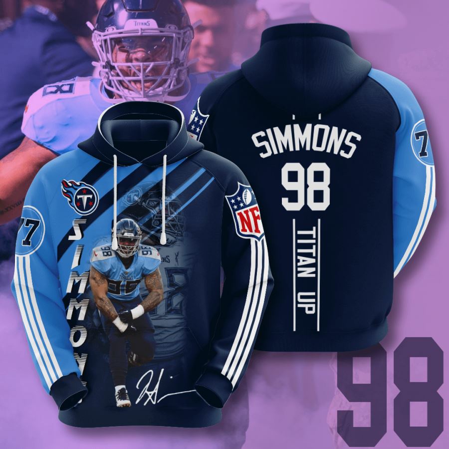 Tennessee Titans Custom Hoodie 3D