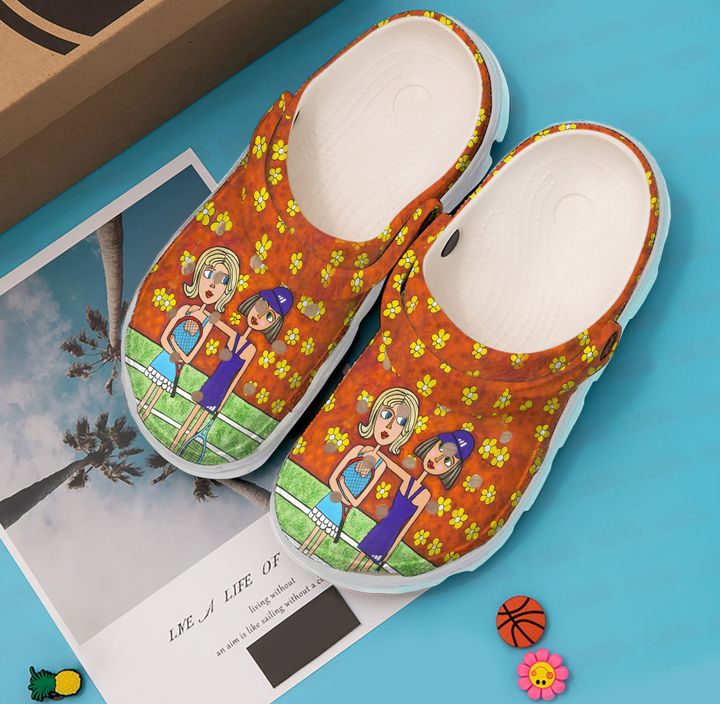 Tennis Friends Crocs Clog Shoes