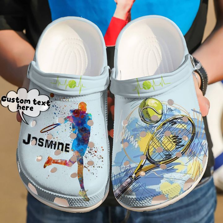 Tennis Personalized Color Series Crocs Clog Shoes