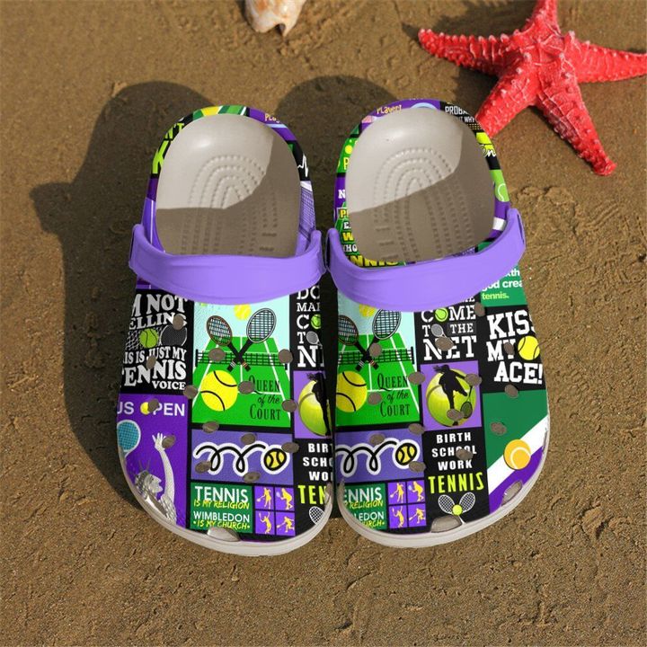 Tennis Queen Of The Court Crocs Clog Shoes