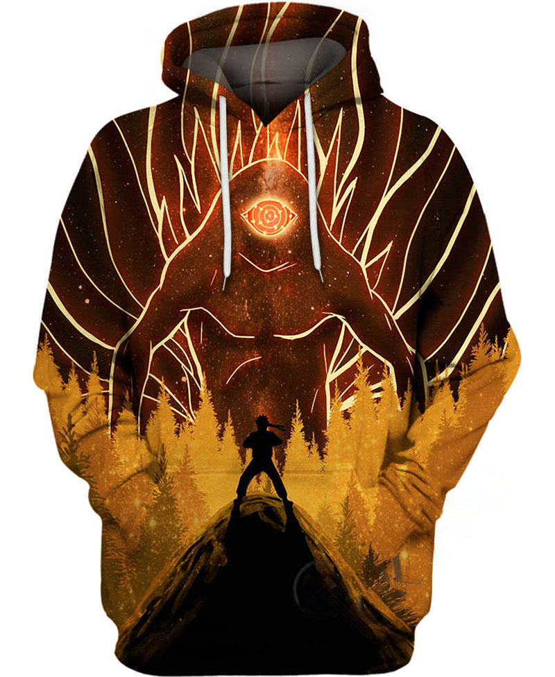 Ten-tails Juubi Hoodie 3D