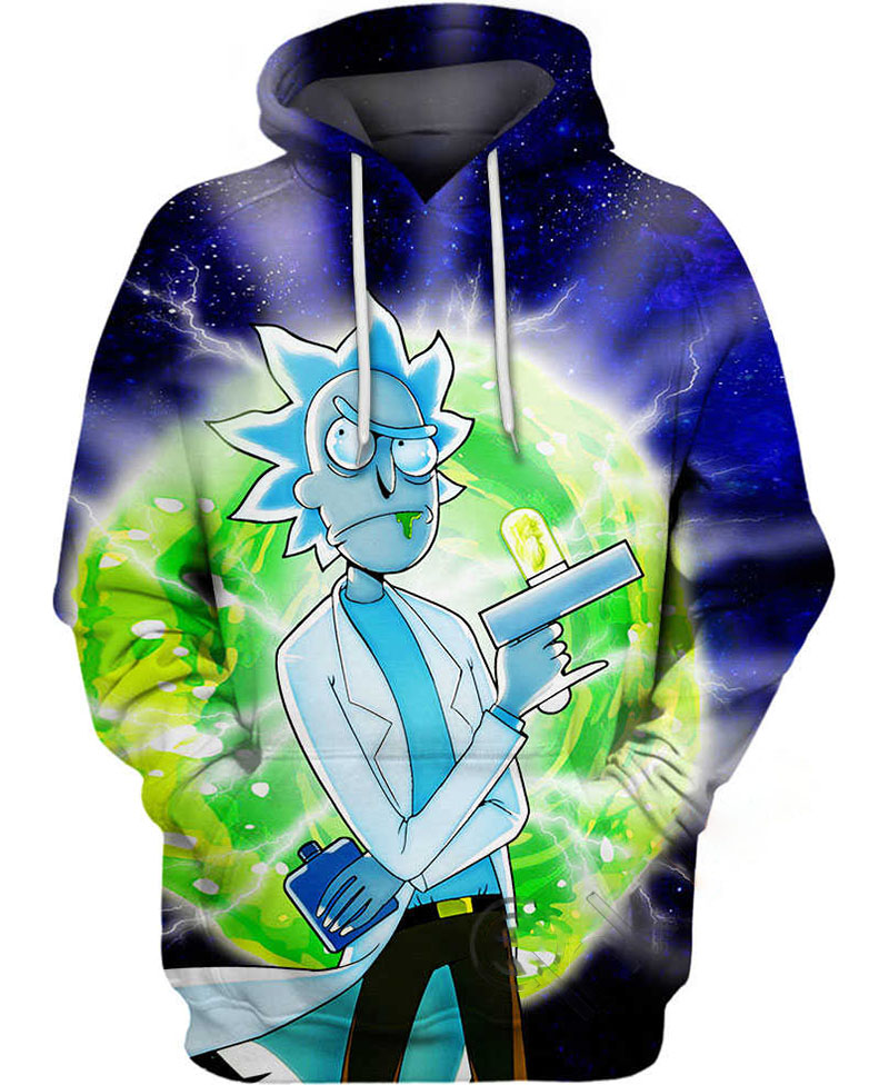 Terrible Rick Sanchez Hoodie 3D