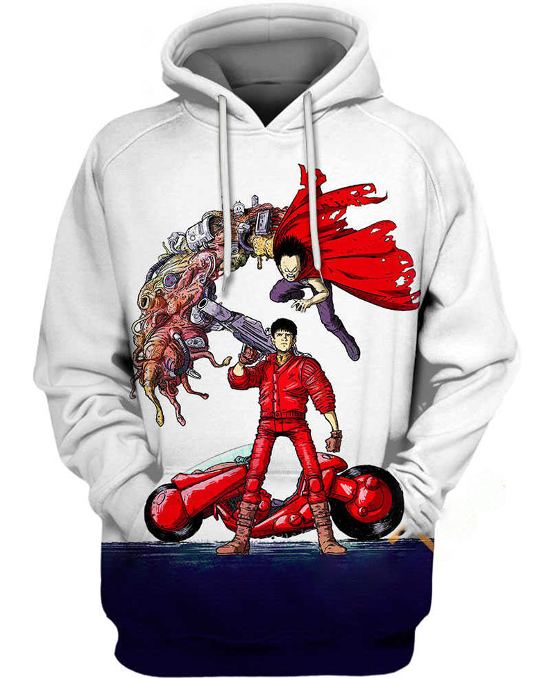 Tetsuo Shima And Akira Kei Hoodie 3D