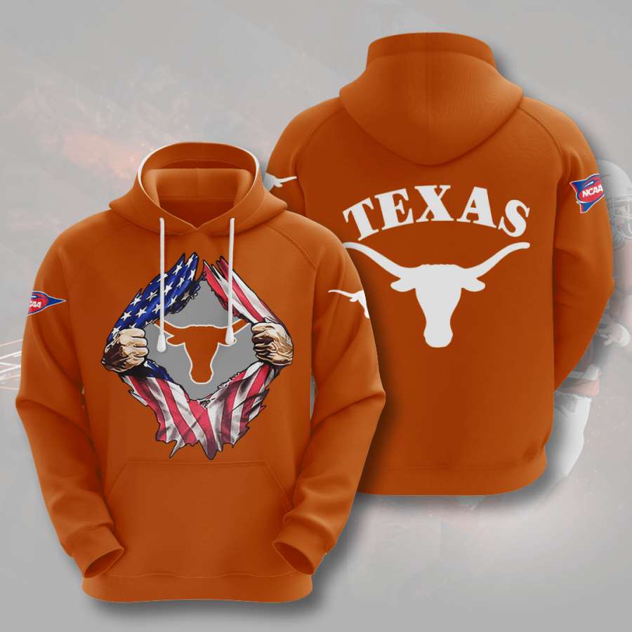 Texas Longhorns Custom Hoodie 3D