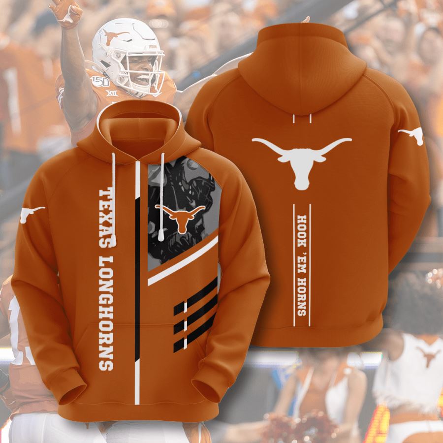 Texas Longhorns Custom Hoodie 3D