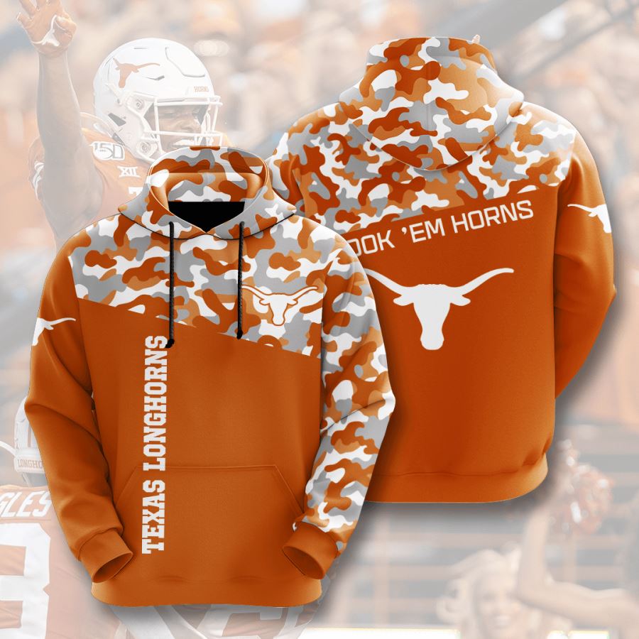 Texas Longhorns Custom Hoodie 3D