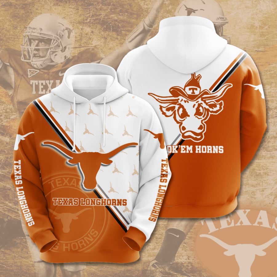 Texas Longhorns Custom Hoodie 3D
