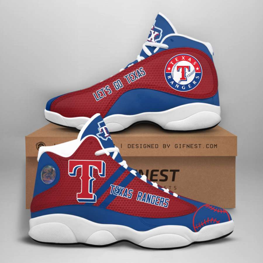 Texas Rangers Custom Air Jordan Shoes