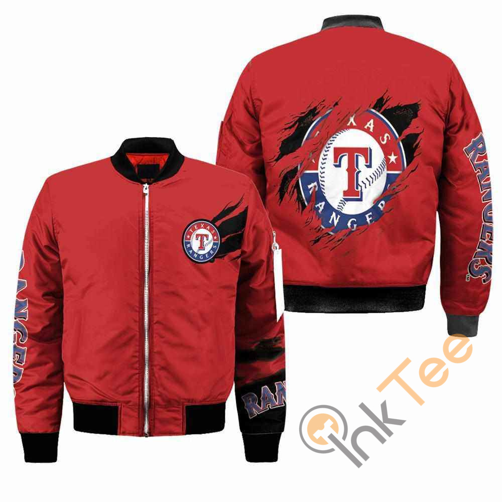 Texas Rangers MLB Apparel Best Christmas Gift For Fans Bomber Jacket