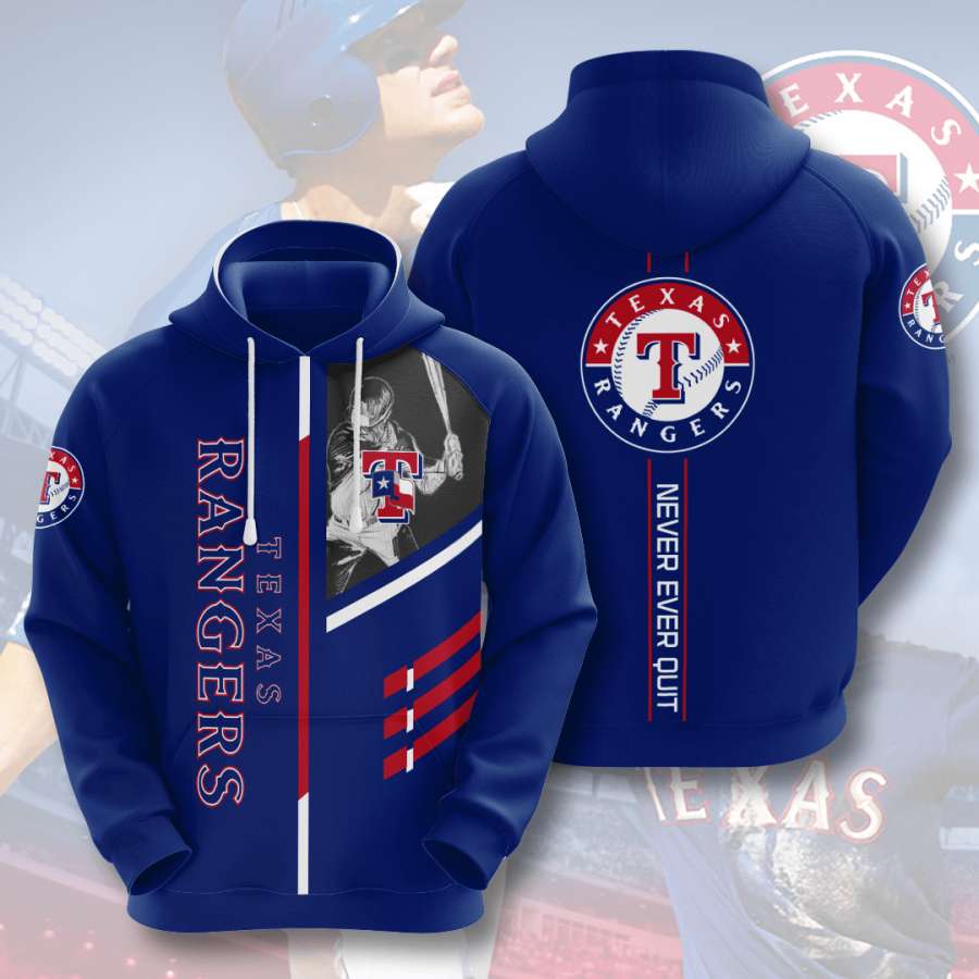 Texas Rangers Custom Hoodie 3D