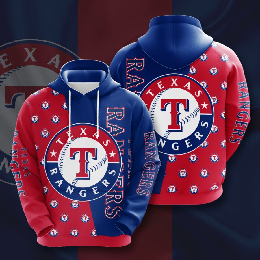 Texas Rangers Custom Hoodie 3D
