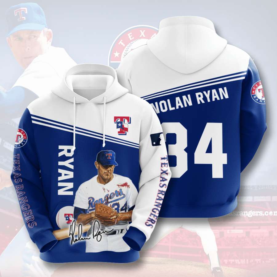 Texas Rangers Custom Hoodie 3D