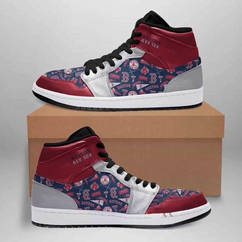 The Boston Red Sox Custom Air Jordan Shoes