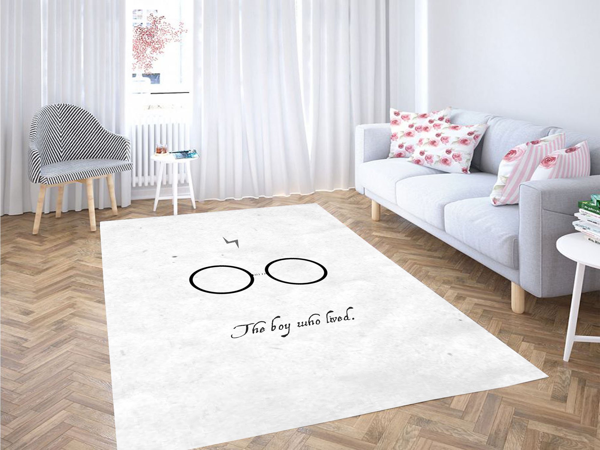 The Boy Who Loved Harry Potter Carpet Rug