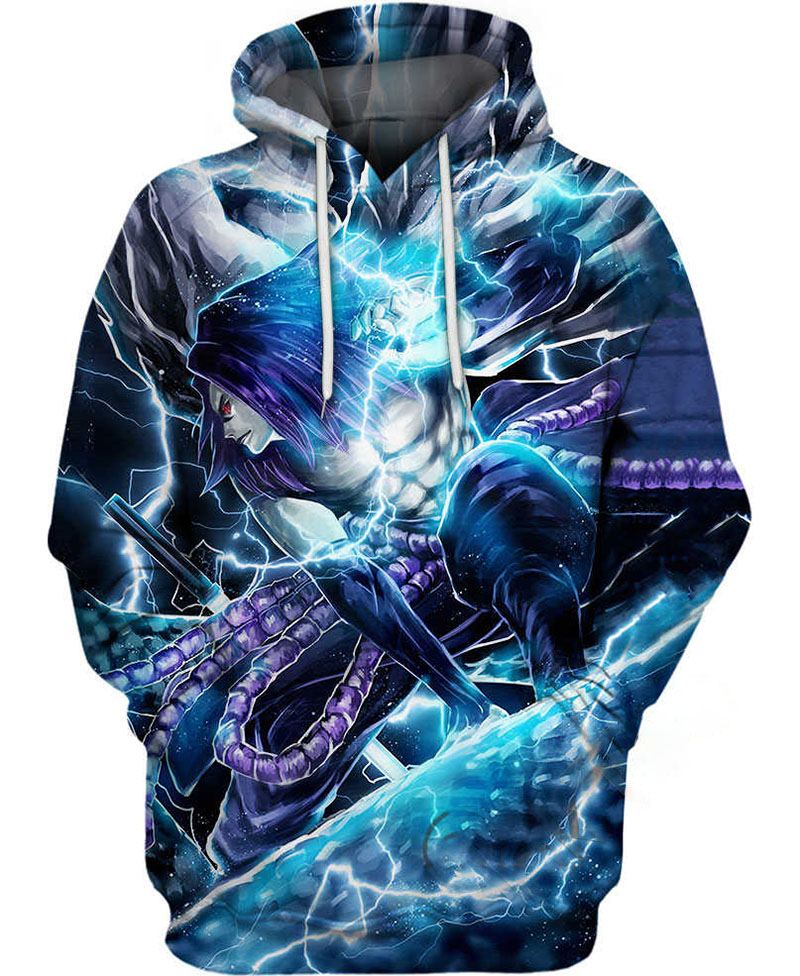 The Curse Mark Sasuke Uchiha Hoodie 3D