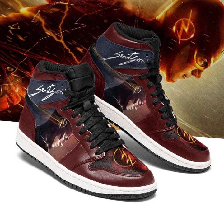 The Flash Personalized Custom Air Jordan Shoes