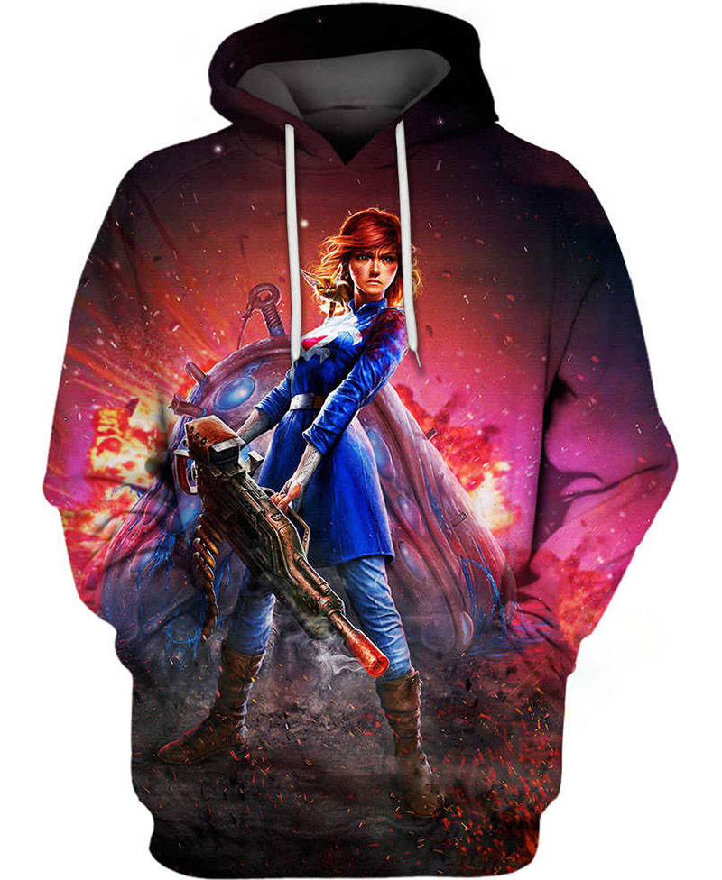 The Forest?s Anger Hoodie 3D