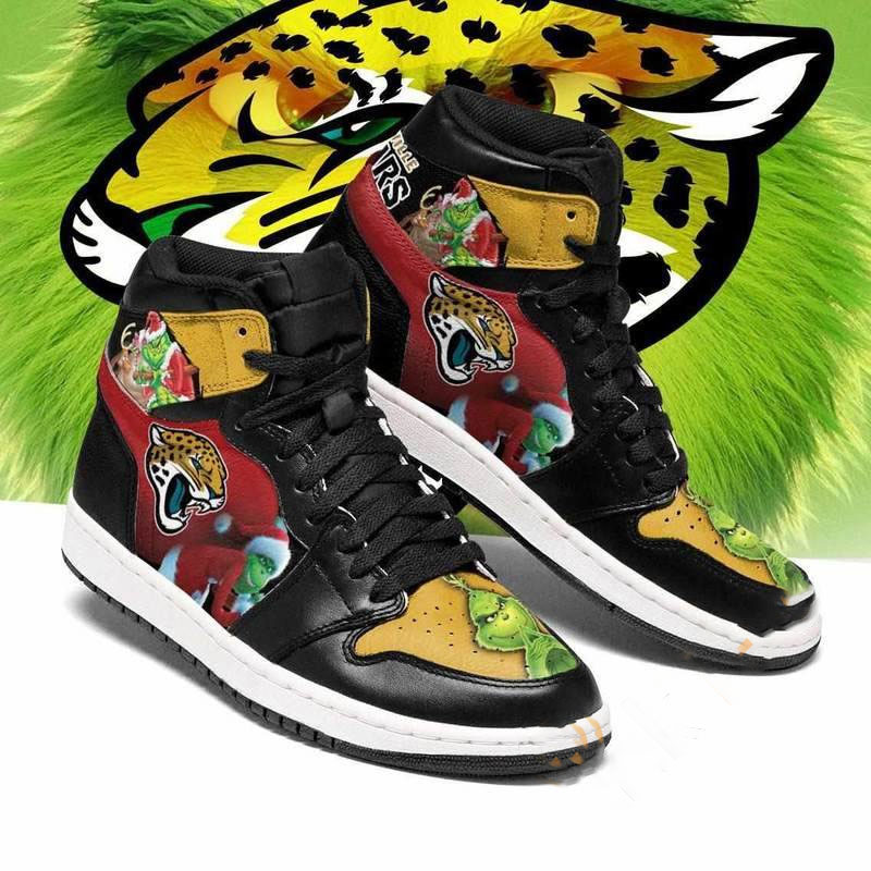 The Grinch Jacksonville Jaguars Nfl Custom Air Jordan Shoes