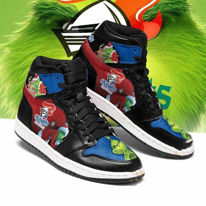 The Grinch Newcastle Knights Nrl Custom Air Jordan Shoes