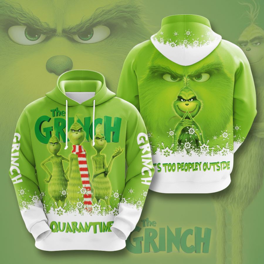The Grinch Custom Hoodie 3D