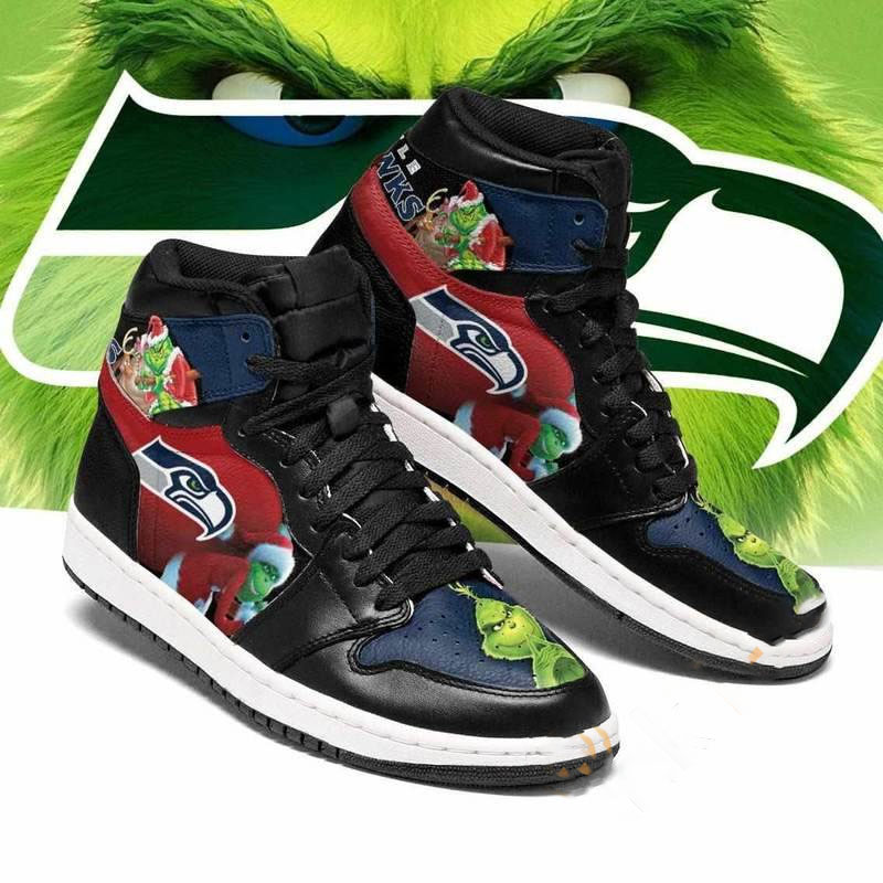 The Grinch Seattle Seahawks Nfl Custom Air Jordan Shoes