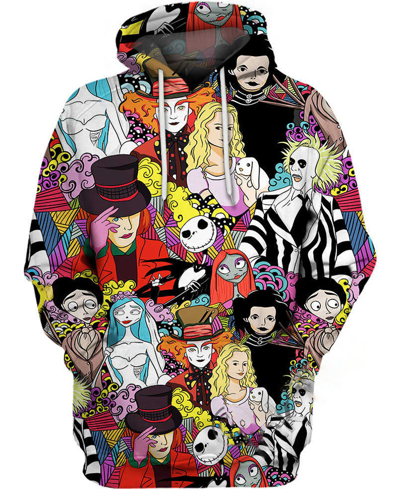 The Haunting Characters Hoodie 3D