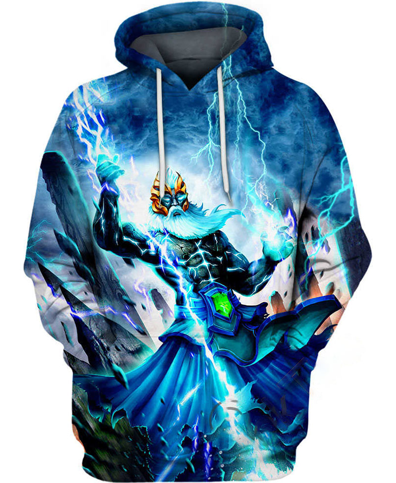 The King Lightning Hoodie 3D