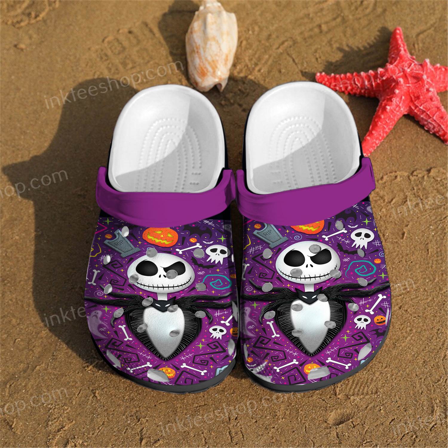 The Nightmare Before Christmas Movie Crocs Clog Shoes