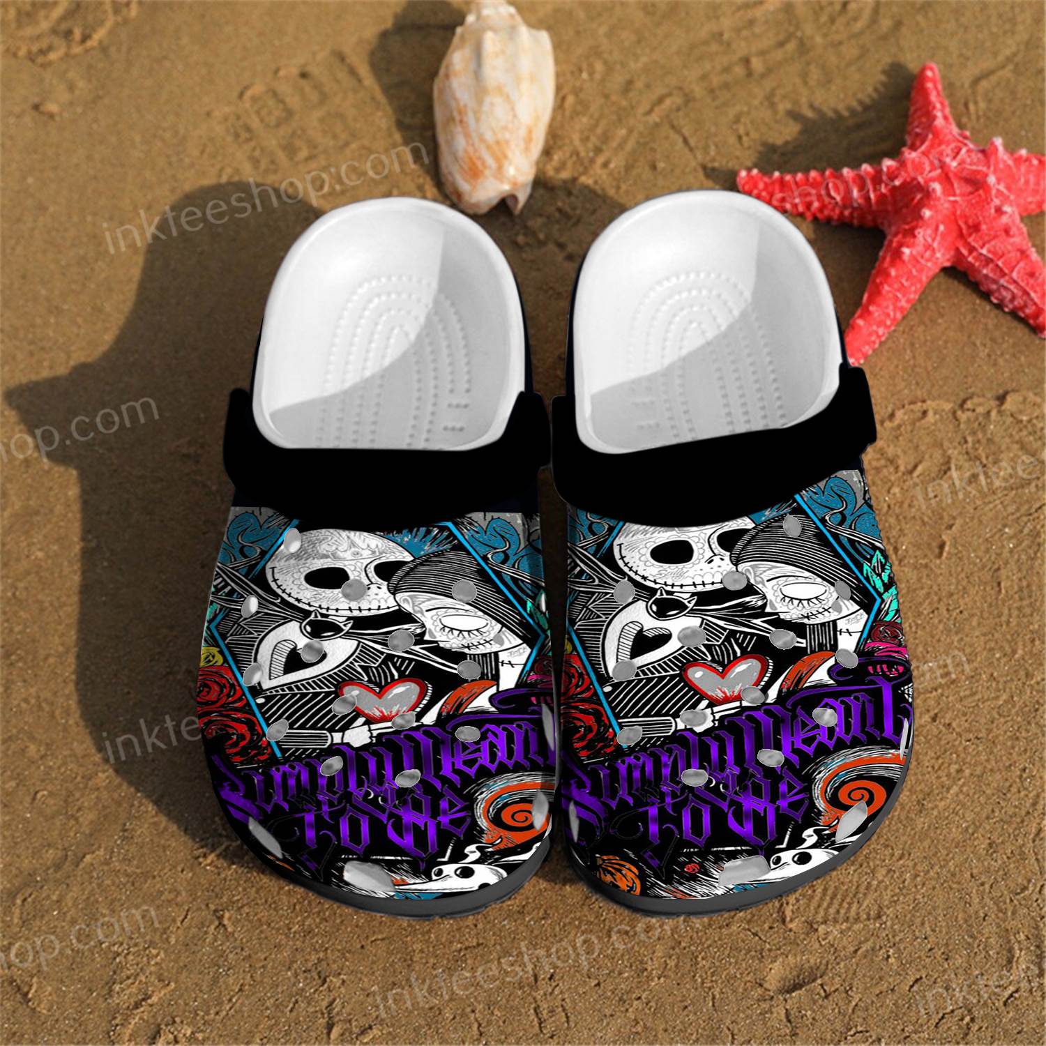 The Nightmare Before Christmas Movie Crocs Clog Shoes