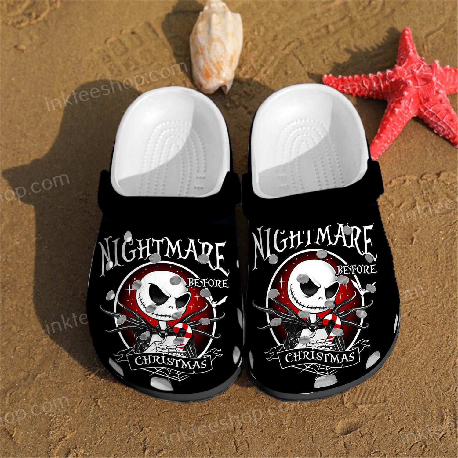 The Nightmare Before Christmas Movie Crocs Clog Shoes