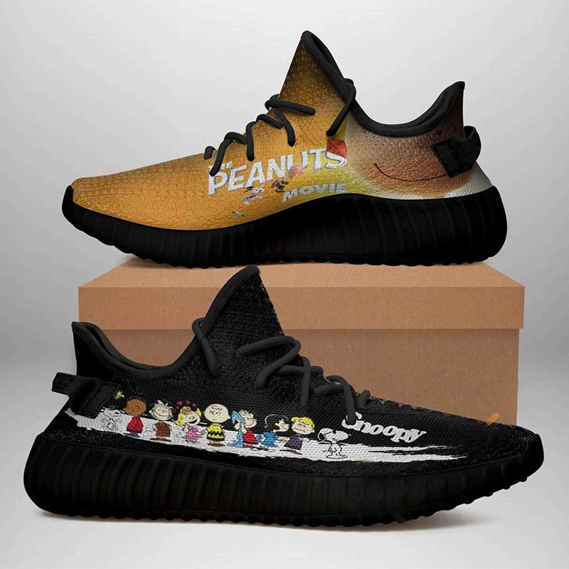 The Peanuts Black Edition Yeezy Boost