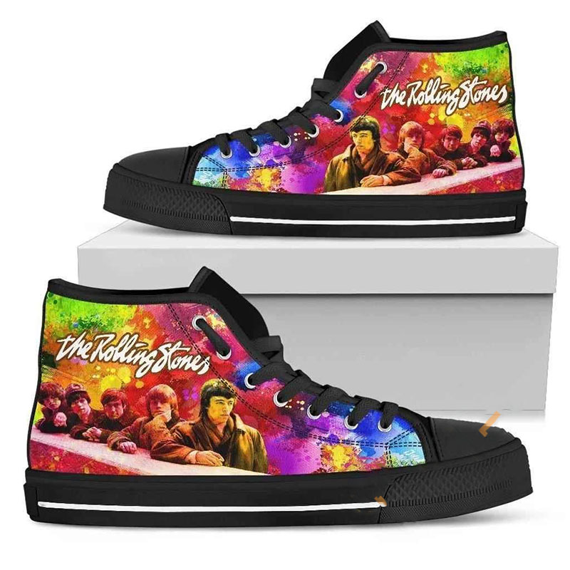 The Rolling Stones High Top Shoes